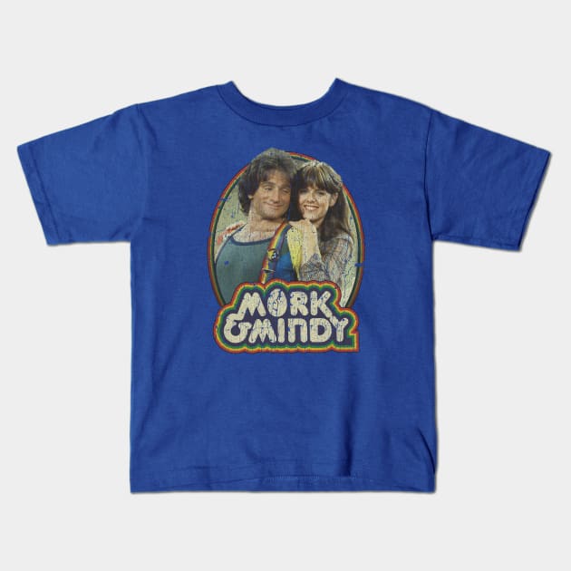 Mork & Mindy 1978 Kids T-Shirt by JCD666